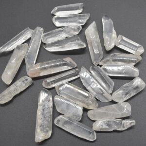 Raw Clear Quartz Crystal Points - Great for making Crystal Grids - 100g - 17mm - 40mm