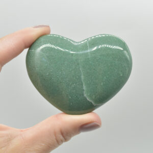 Green Aventurine Crystal Puffy Heart - 113 grams - #3