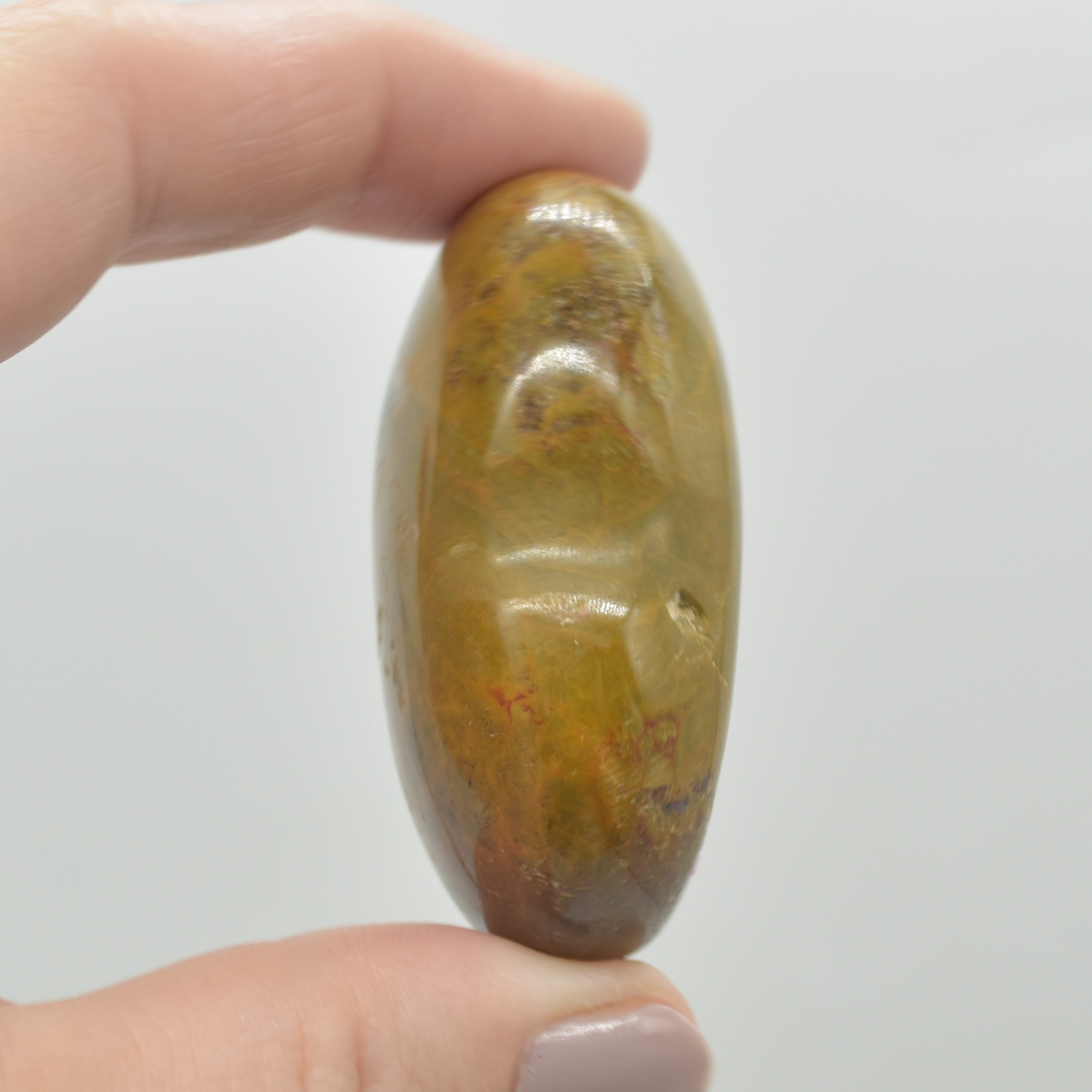 Ocean Jasper Crystal Puffy Heart - 70 grams - #4 - Image 2