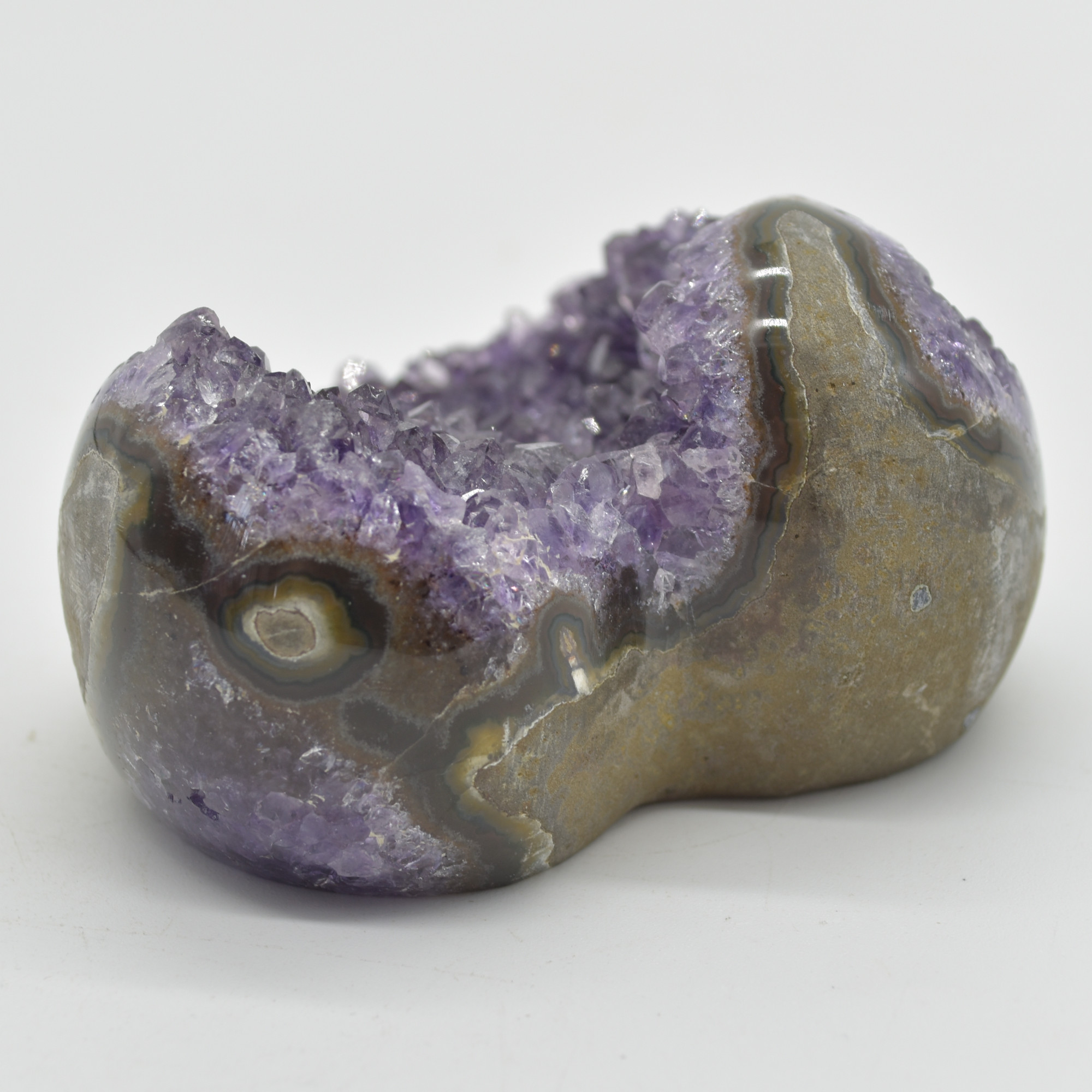 Amethyst Raw Cluster Crystal Heart - 292 grams #001 - Image 2