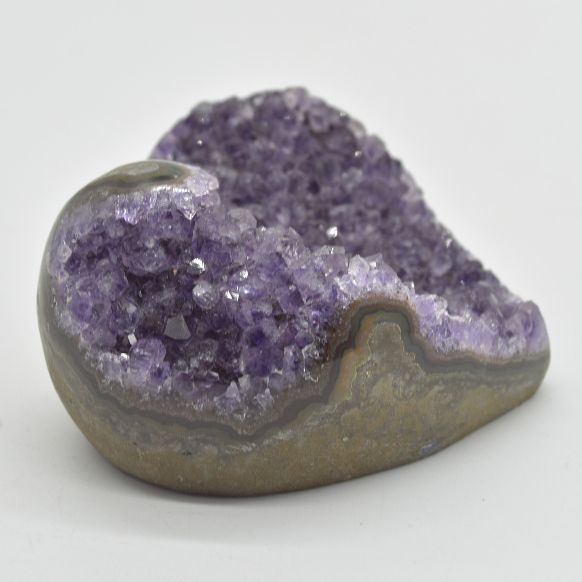 Amethyst Raw Cluster Crystal Heart - 292 grams #001 - Image 3
