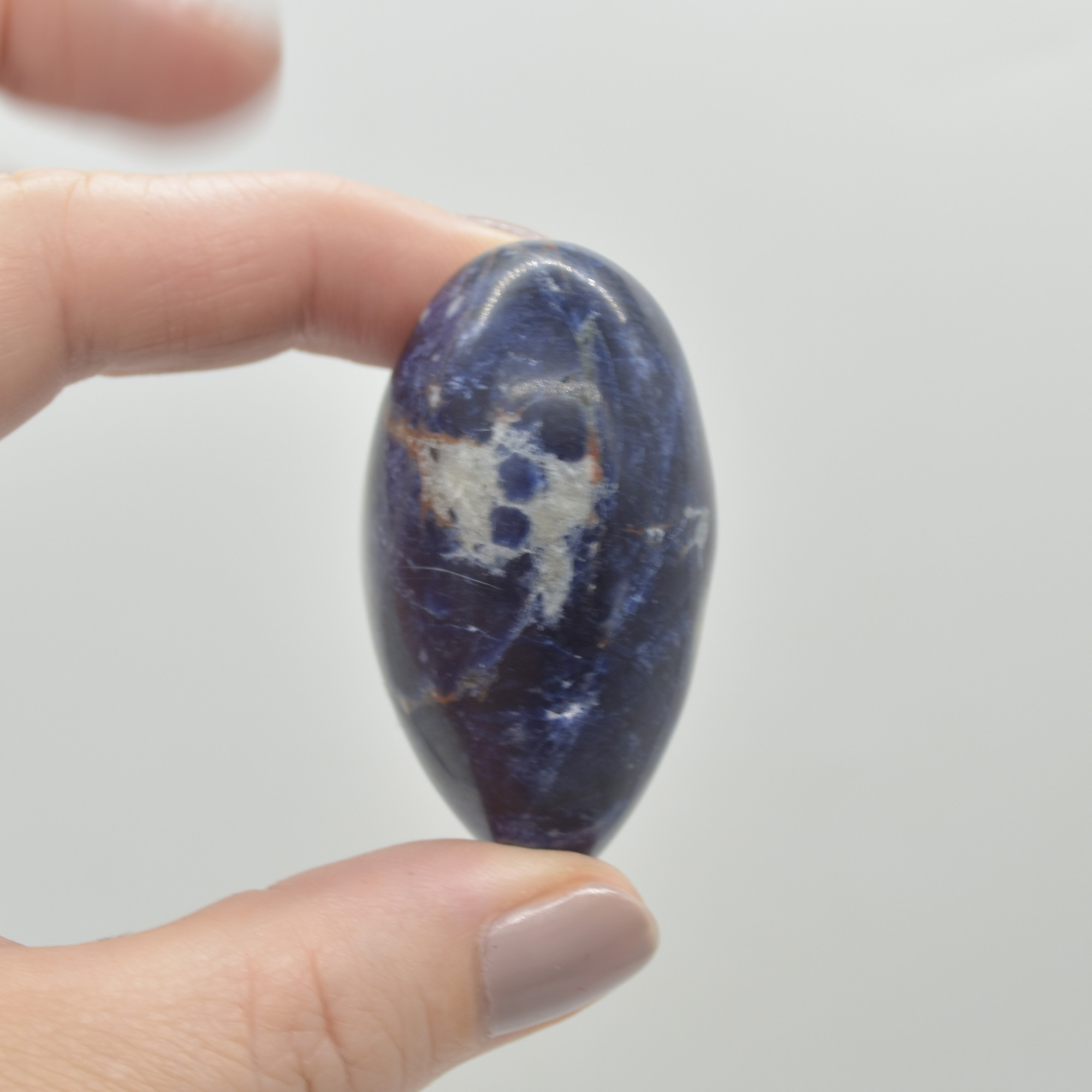 Sodalite Crystal Puffy Heart - 77 grams - #17 - Image 2
