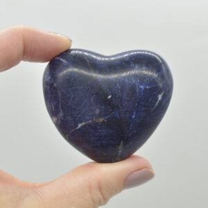 Sodalite Crystal Puffy Heart - 85 grams - #16