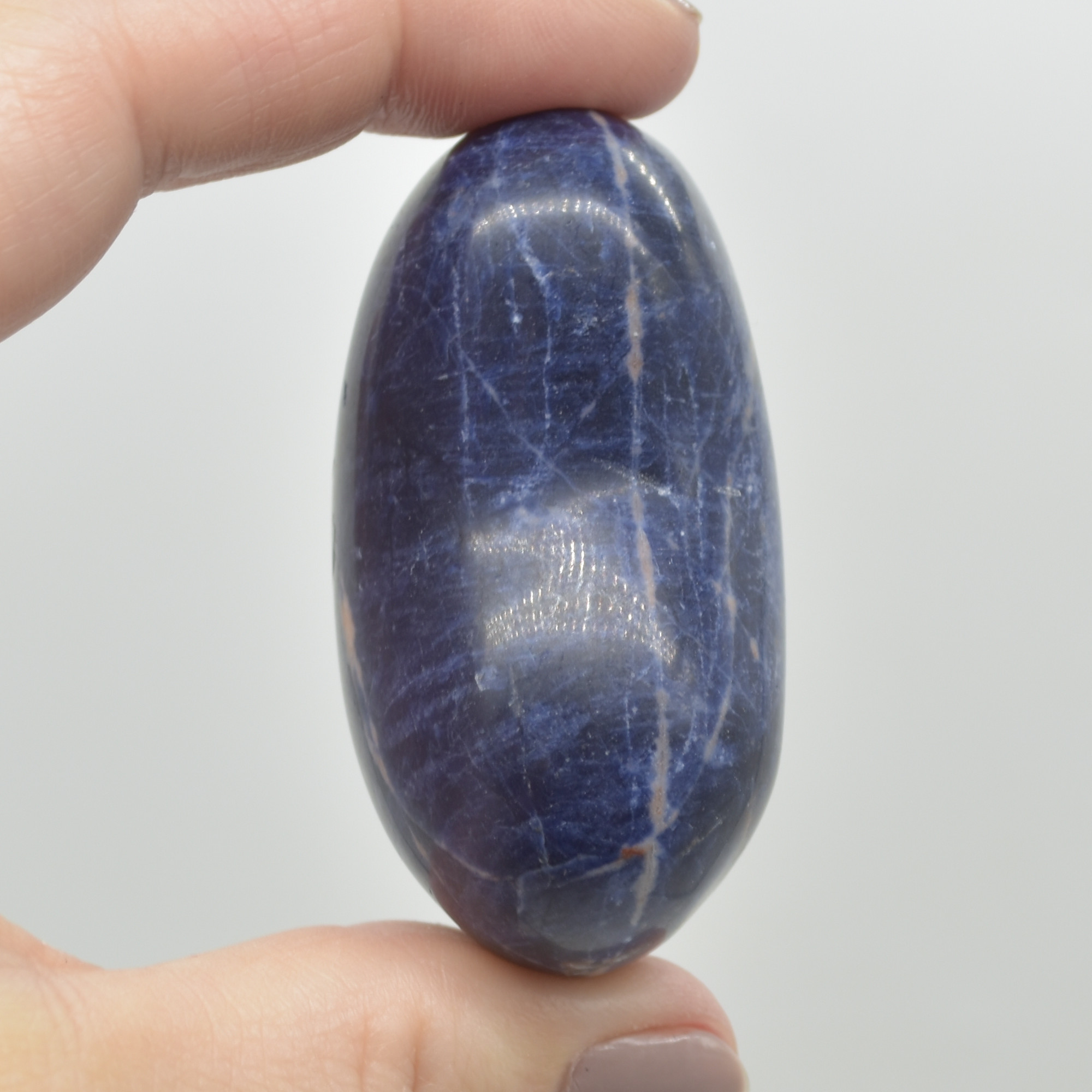 Sodalite Crystal Puffy Heart - 90 grams - #14 - Image 2