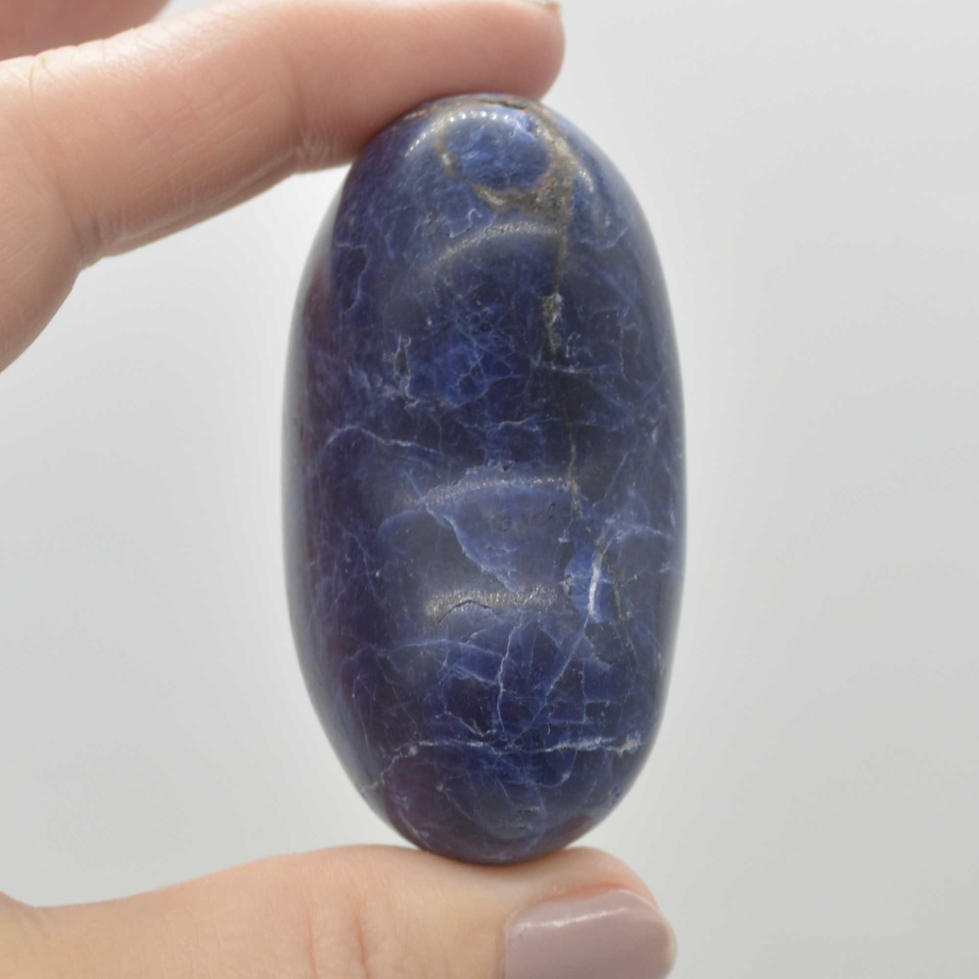 Sodalite Crystal Puffy Heart - 95 grams - #11 - Image 4