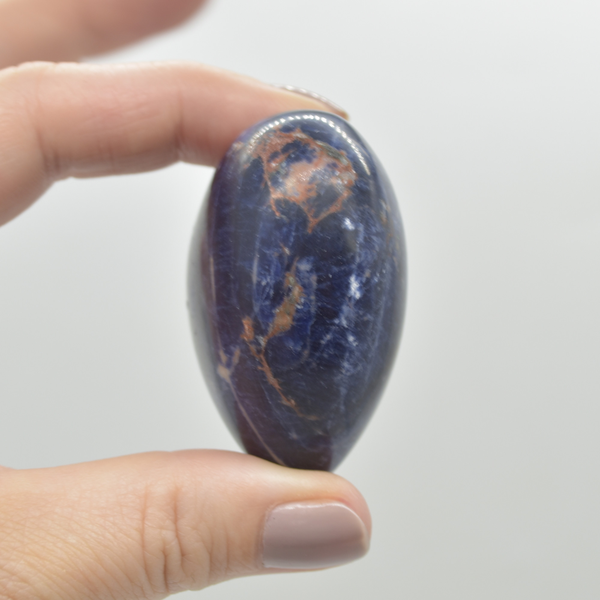 Sodalite Crystal Puffy Heart - 95 grams - #15 - Image 2