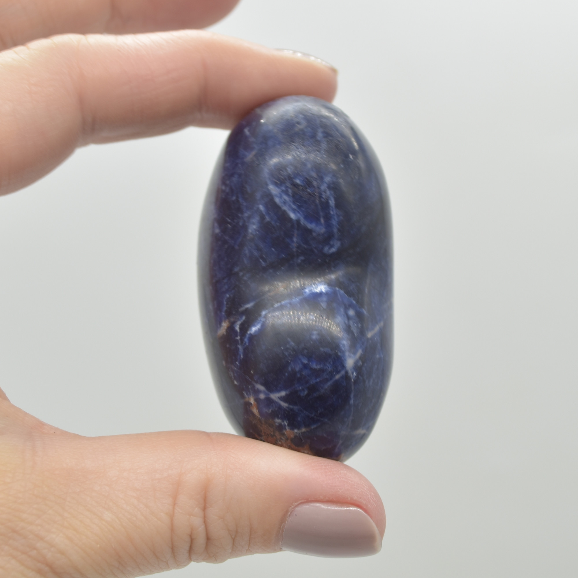 Sodalite Crystal Puffy Heart - 95 grams - #15 - Image 3