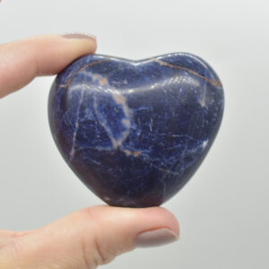 Sodalite Crystal Puffy Heart - 106 grams - #7