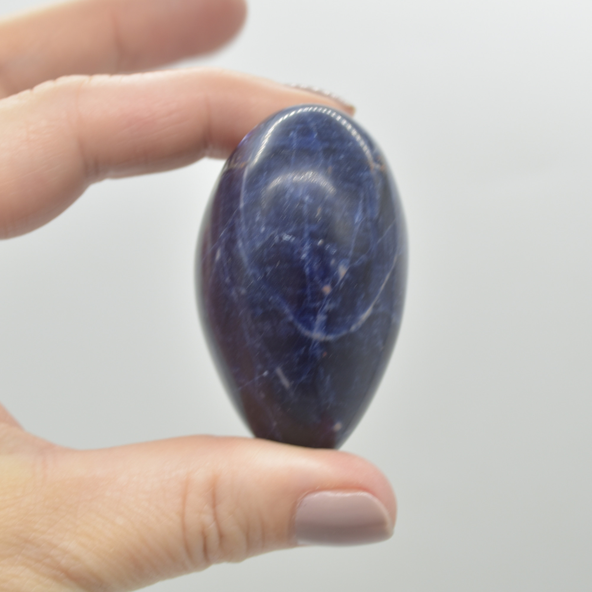 Sodalite Crystal Puffy Heart - 106 grams - #7 - Image 2