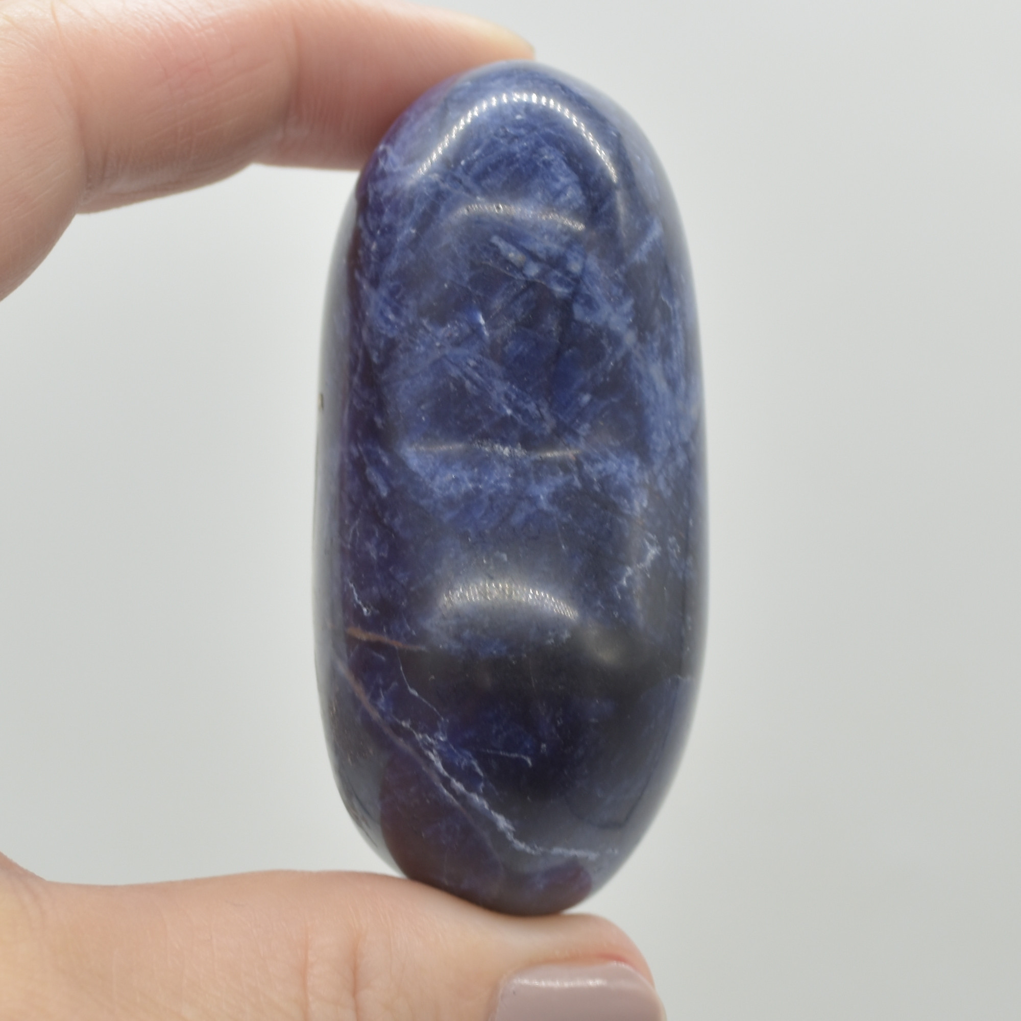 Sodalite Crystal Puffy Heart - 134 grams - #3 - Image 4