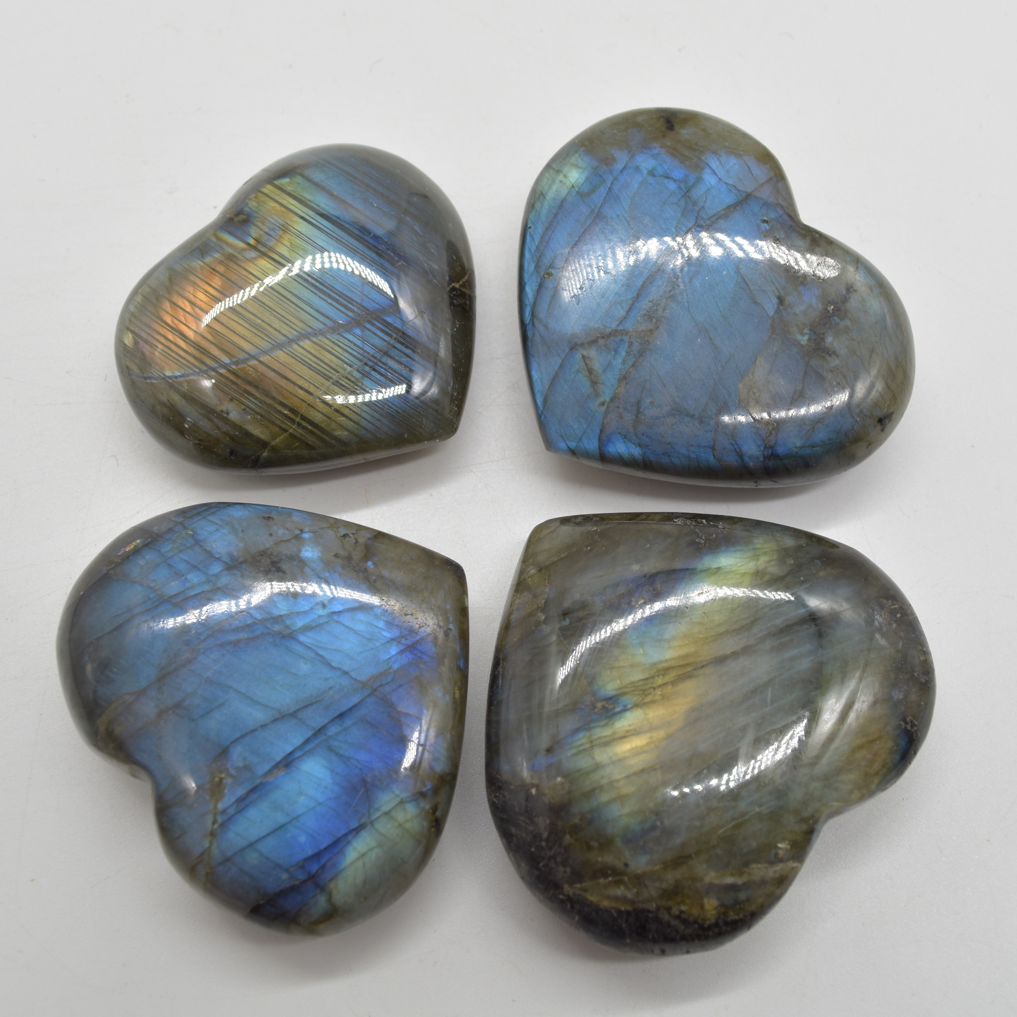 Labradorite Crystal Puffy Heart - 6.5cm - 1 Count - Image 2