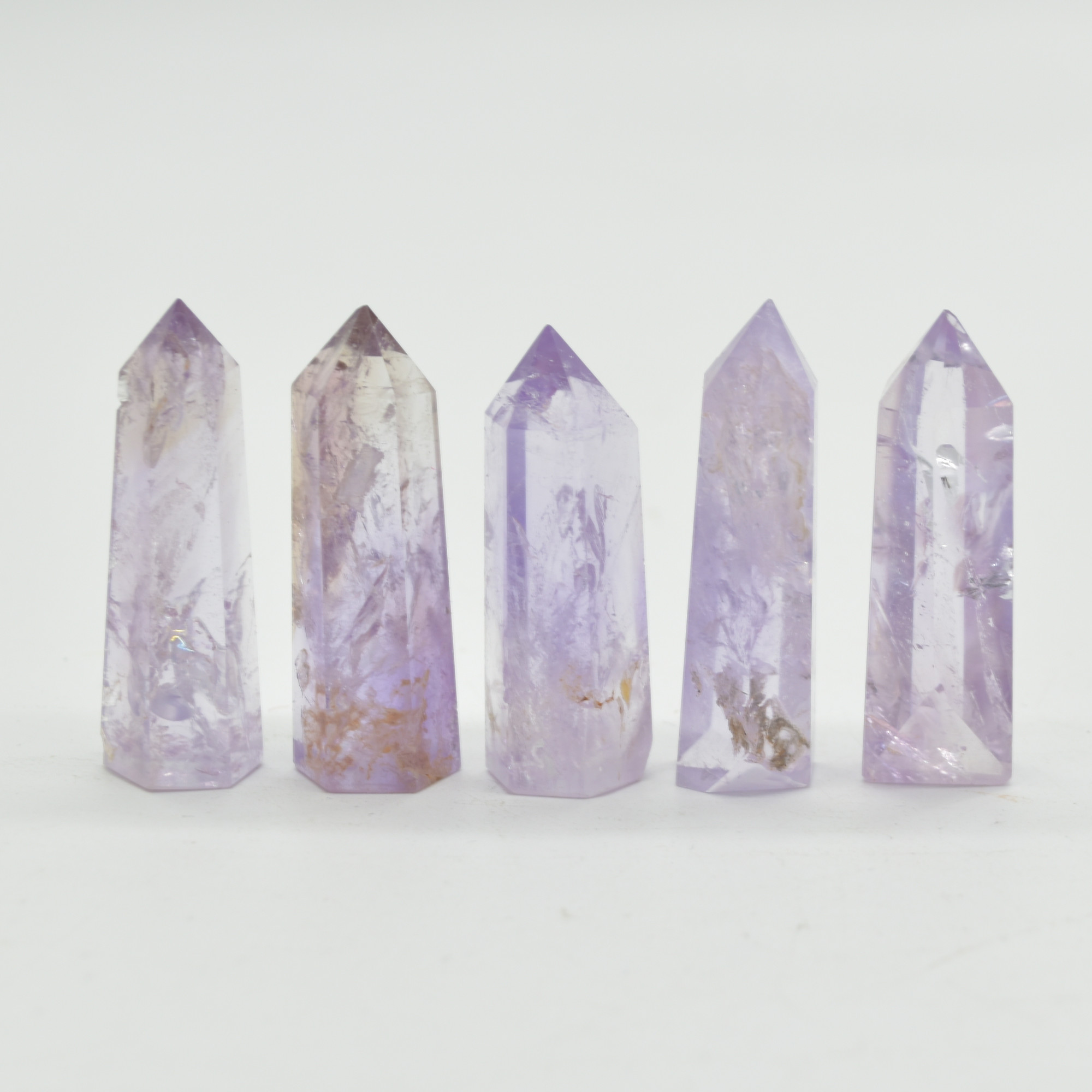 Brazil Amethyst Quartz Crystal Point, Tower, Wand - 1 Count - choose from 4 sizes - Image 2