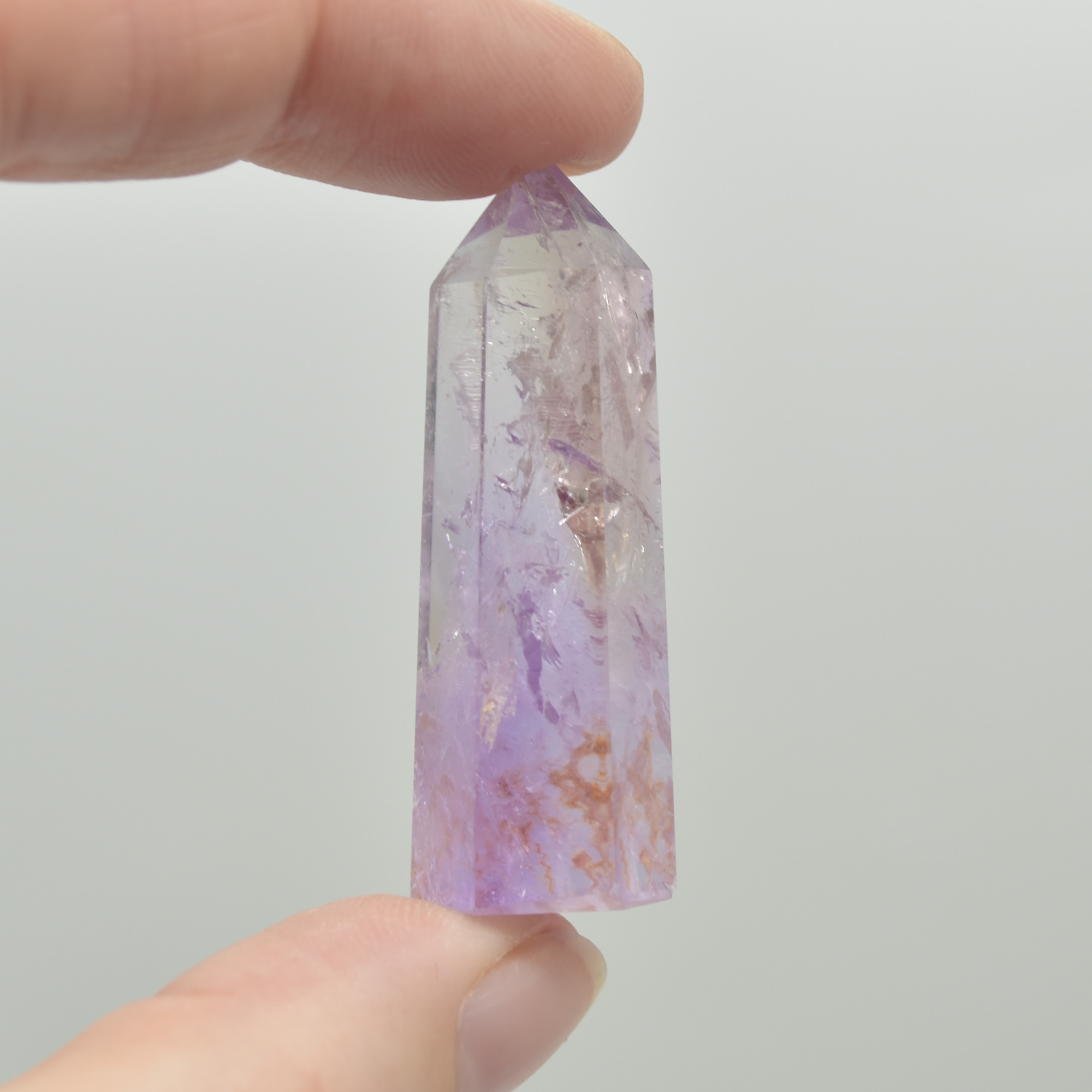 Brazil Amethyst Quartz Crystal Point, Tower, Wand - 1 Count - choose from 4 sizes - Image 4