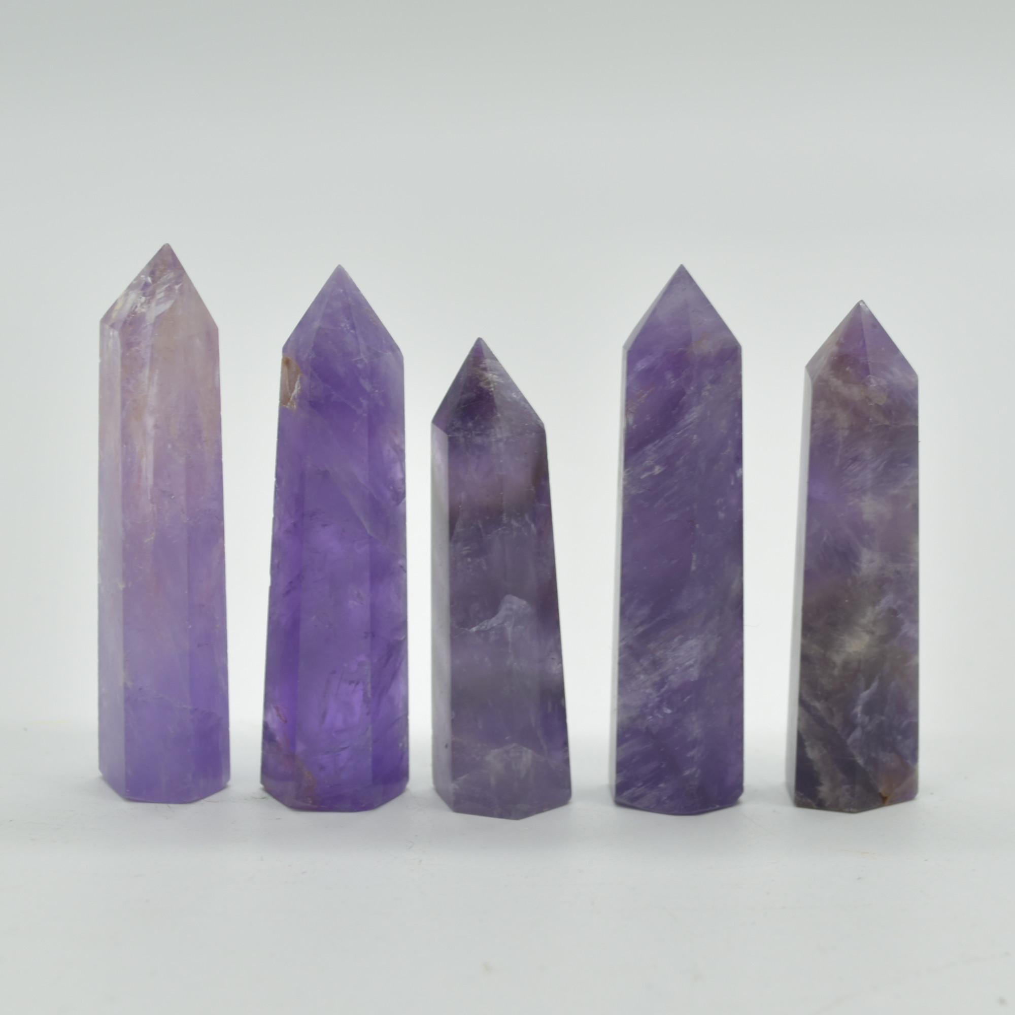 Brazil Amethyst Quartz Crystal Point, Tower, Wand - 1 Count - choose from 4 sizes - Image 5