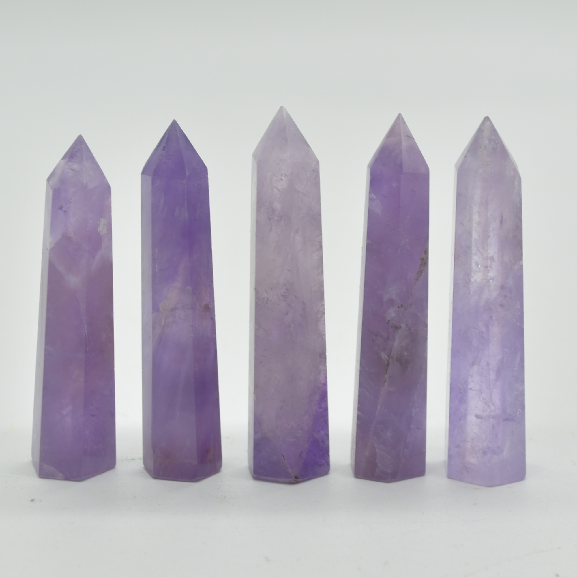 Brazil Amethyst Quartz Crystal Point, Tower, Wand - 1 Count - choose from 4 sizes - Image 8