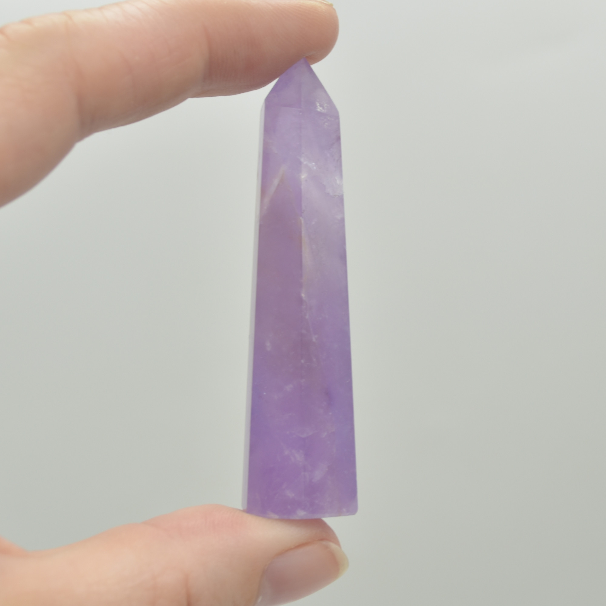 Brazil Amethyst Quartz Crystal Point, Tower, Wand - 1 Count - choose from 4 sizes - Image 9