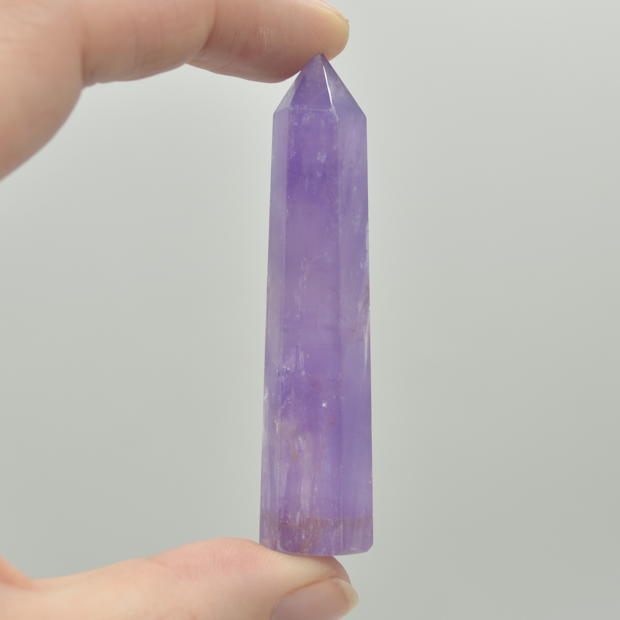 Brazil Amethyst Quartz Crystal Point, Tower, Wand - 1 Count - choose from 4 sizes - Image 10