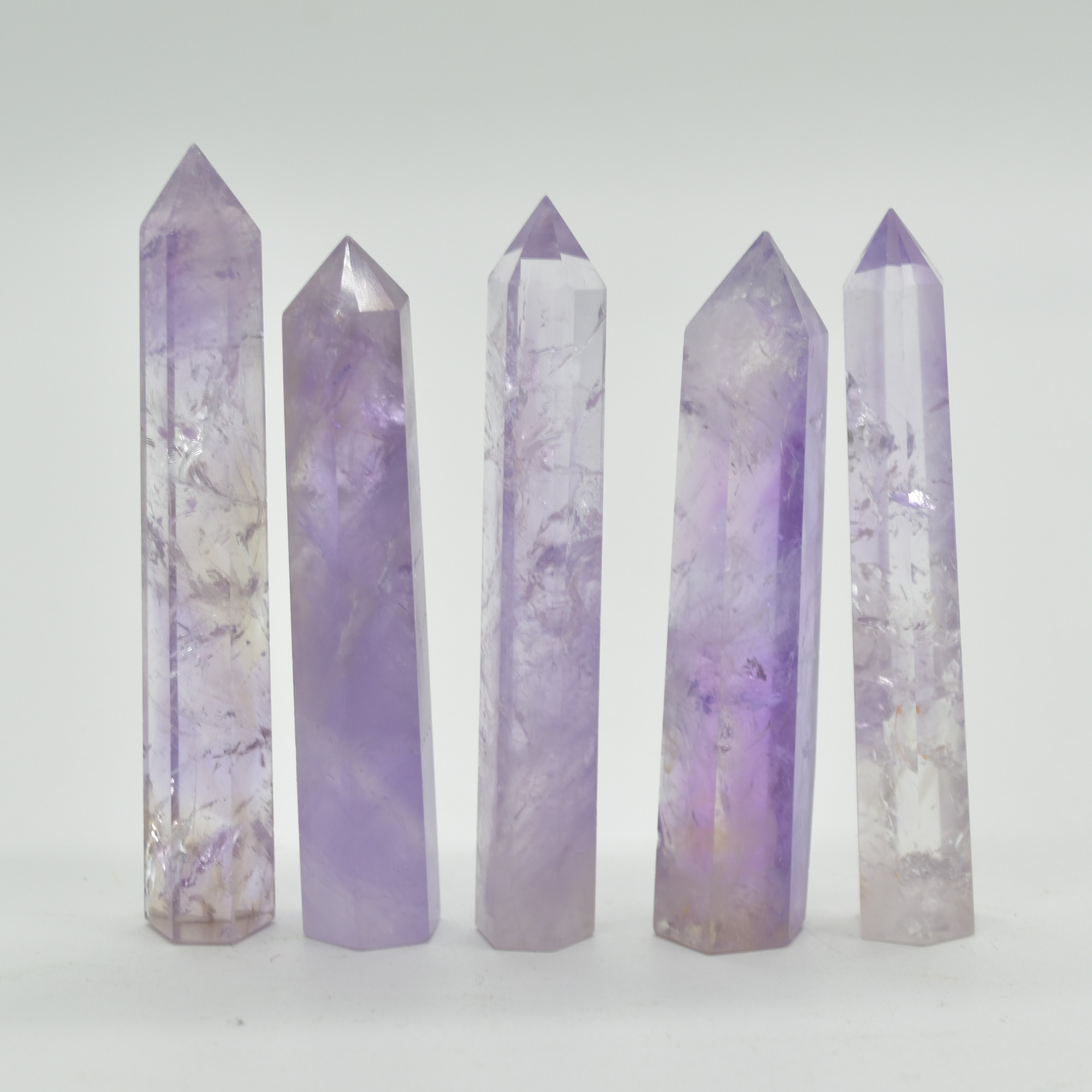 Brazil Amethyst Quartz Crystal Point, Tower, Wand - 1 Count - choose from 4 sizes - Image 11