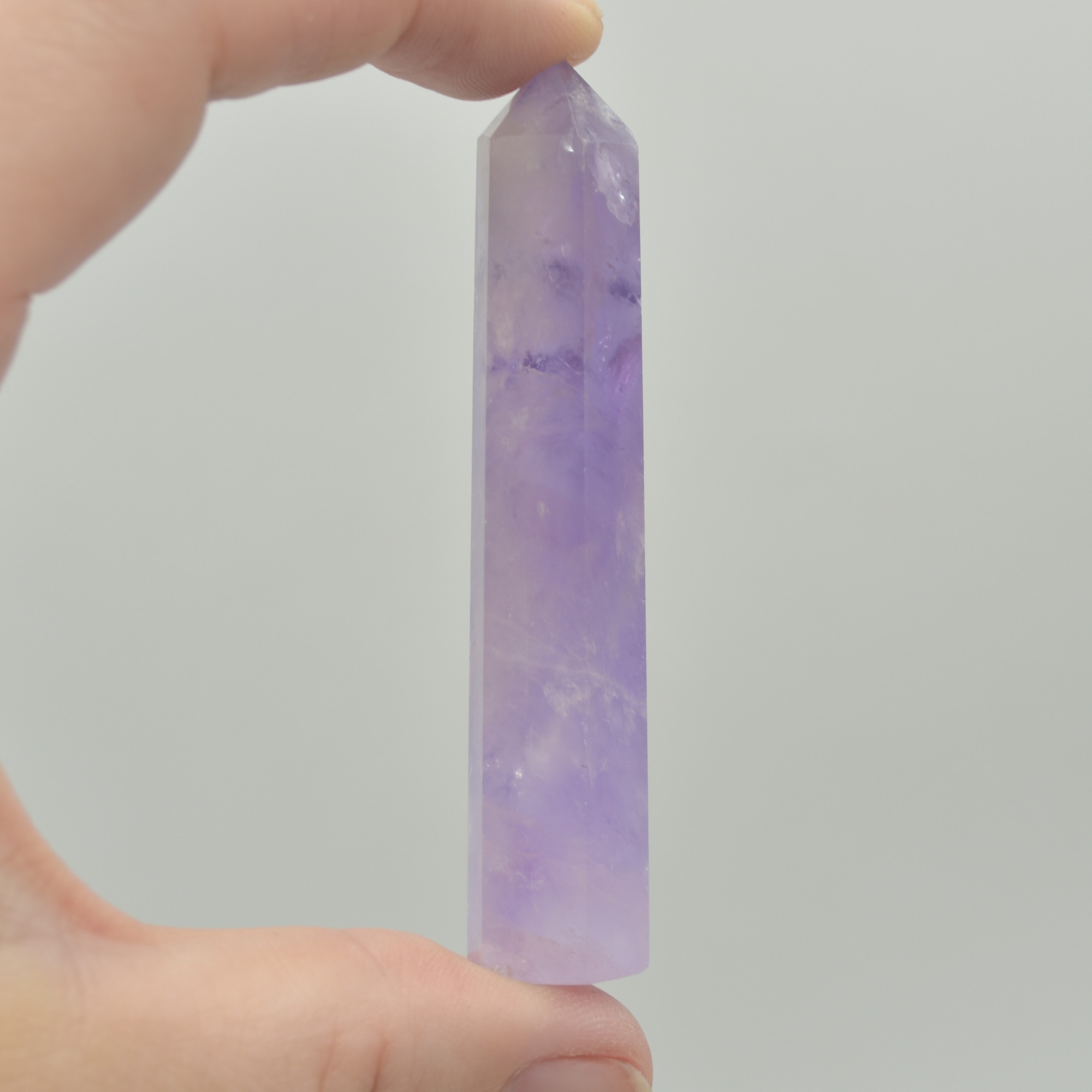 Brazil Amethyst Quartz Crystal Point, Tower, Wand - 1 Count - choose from 4 sizes - Image 13