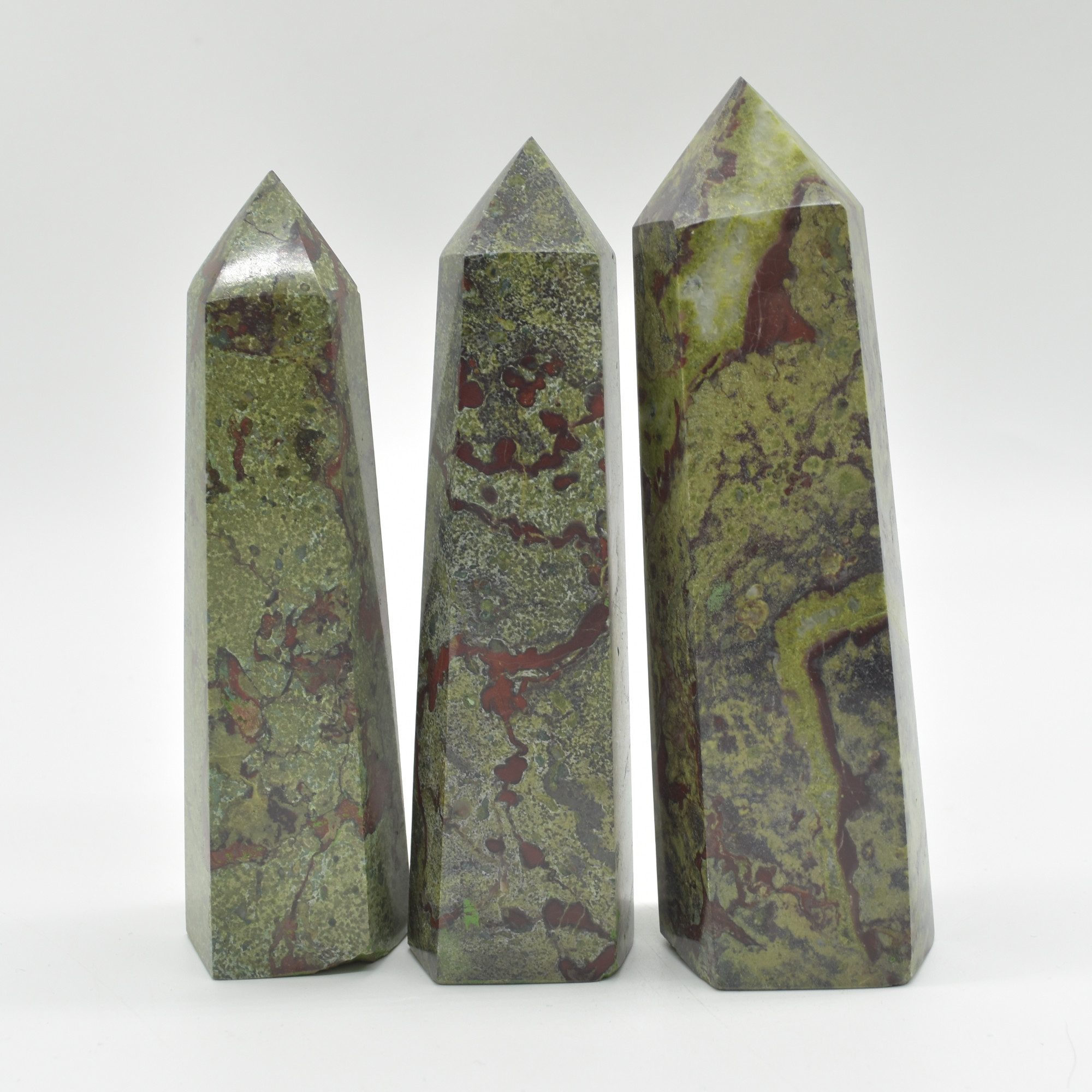 Dragon Blood Jasper Crystal Point, Tower, Wand - 1 Count - choose from 7 sizes - Image 2