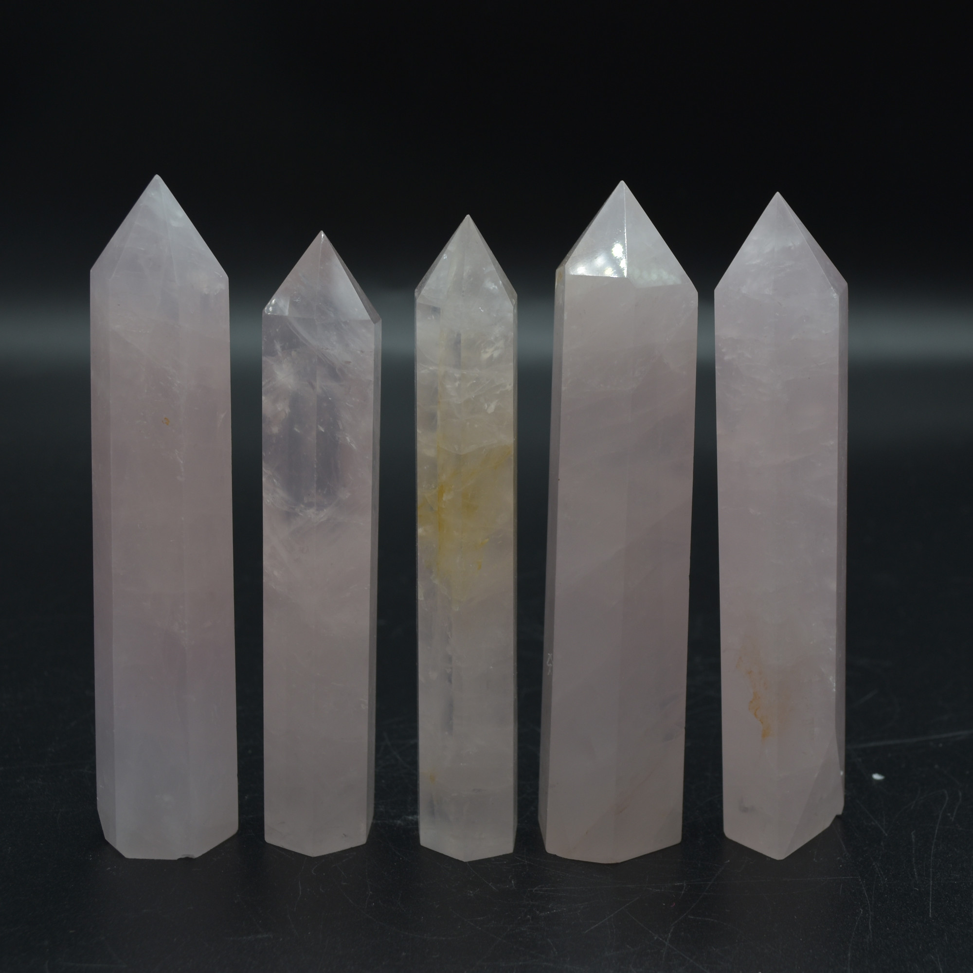 Madagascar Rose Quartz Crystal Point ,Tower, Wand - 1 Count - choose from 3 sizes - Image 8