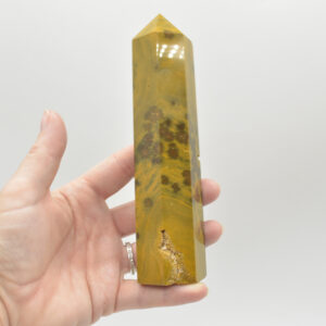 Ocean Jasper Crystal Point, Tower, Wand - 324 grams - #02