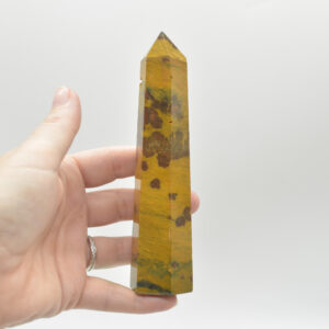 Ocean Jasper Crystal Point, Tower, Wand - 209 grams - #05