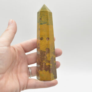 Ocean Jasper Crystal Point, Tower, Wand - 195 grams - #08