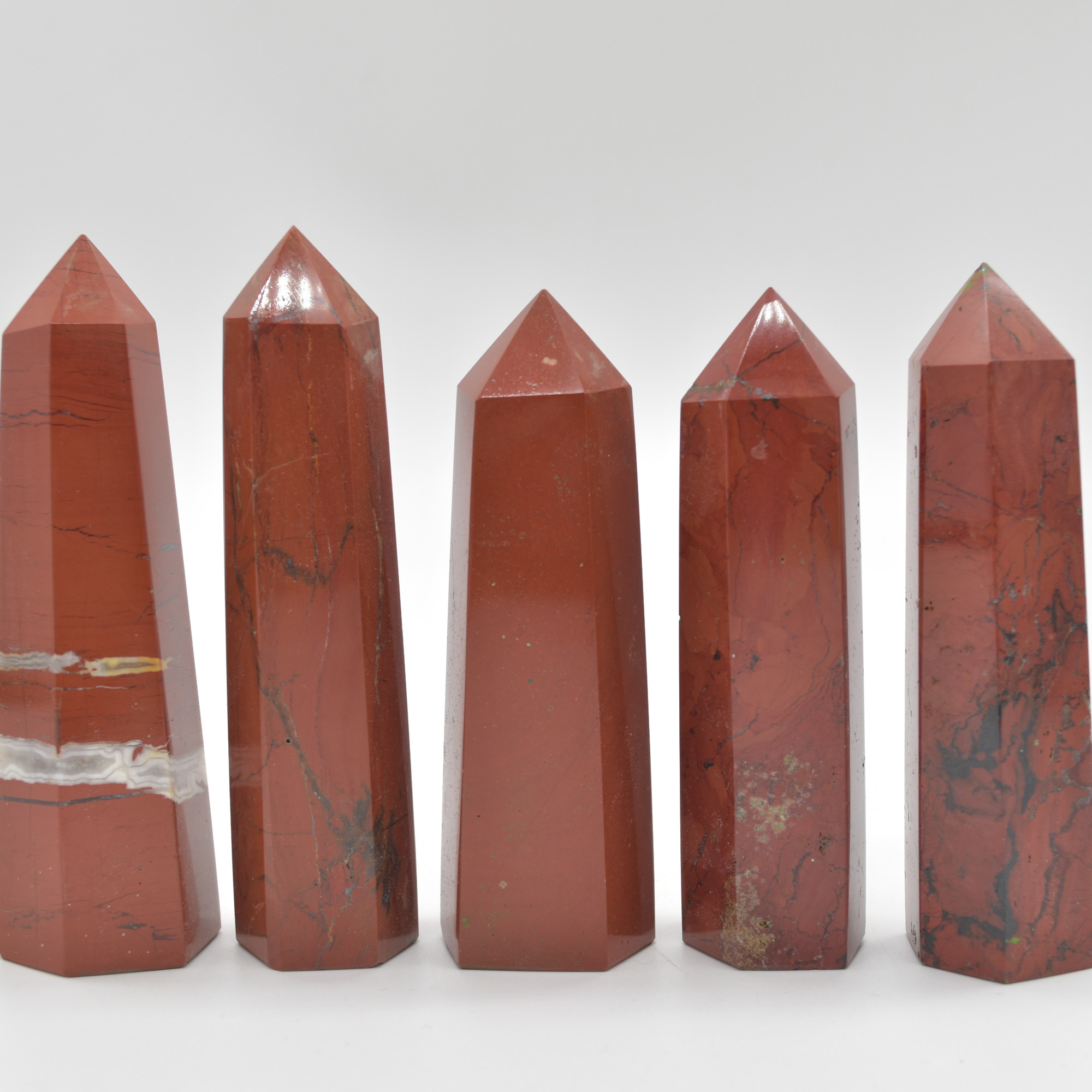 Red Jasper Crystal Point / Tower / Wand - 1 Count - 5 Sizes - Image 11