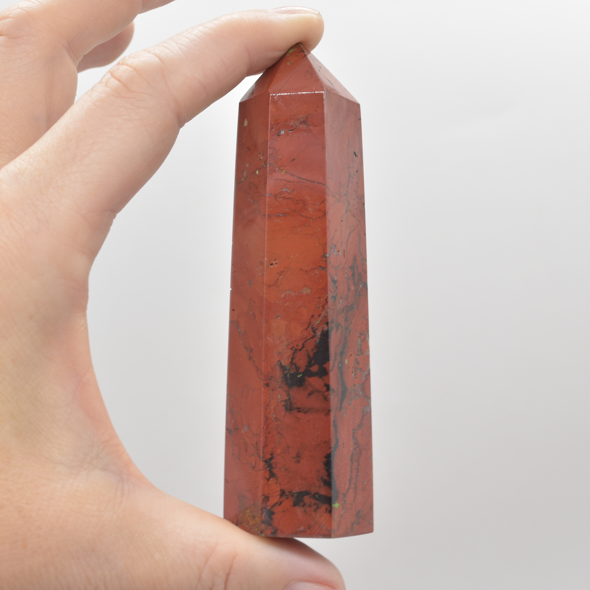 Red Jasper Crystal Point / Tower / Wand - 1 Count - 5 Sizes - Image 12