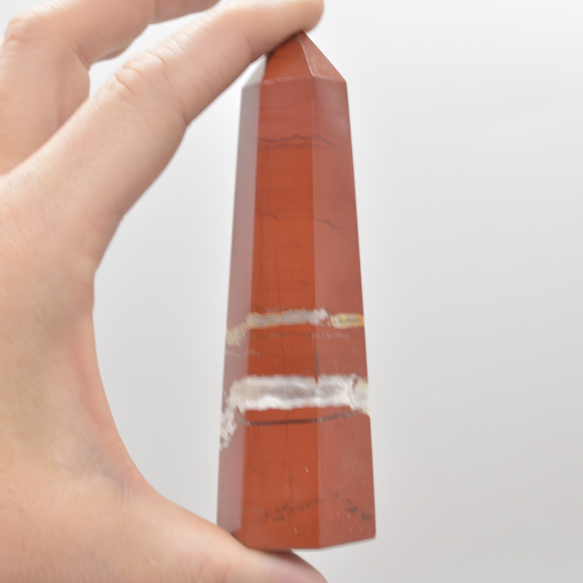 Red Jasper Crystal Point / Tower / Wand - 1 Count - 5 Sizes - Image 13