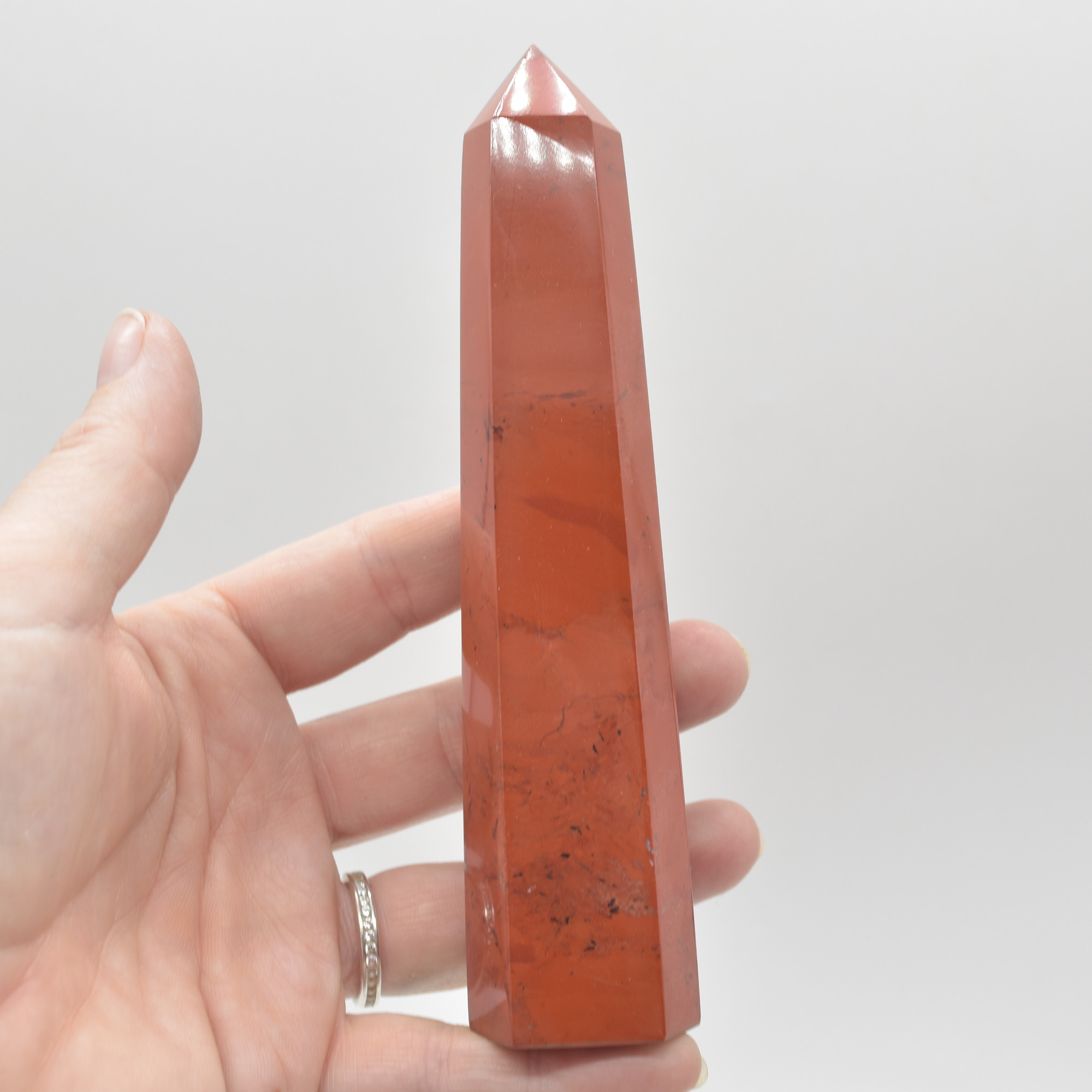 Red Jasper Crystal Point / Tower / Wand - 1 Count - 5 Sizes - Image 16