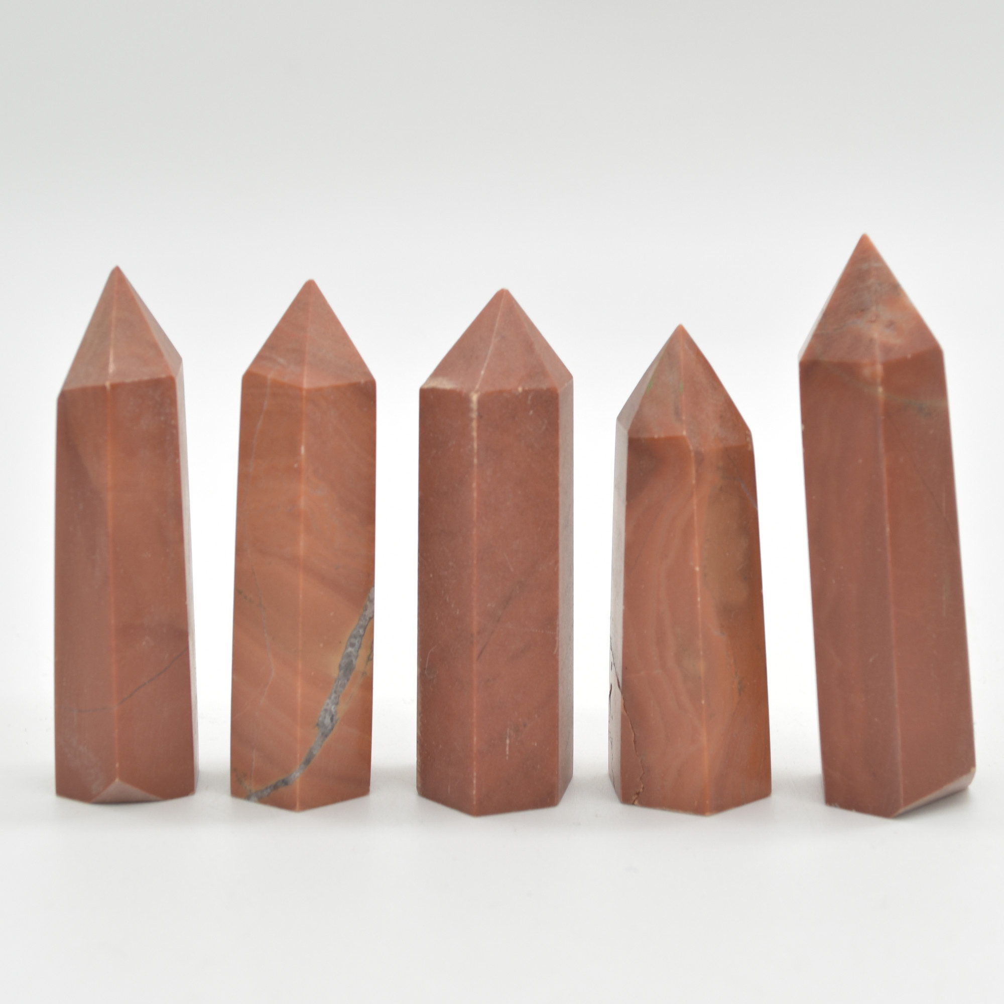 Red Jasper Crystal Point / Tower / Wand - 1 Count - 5 Sizes - Image 2