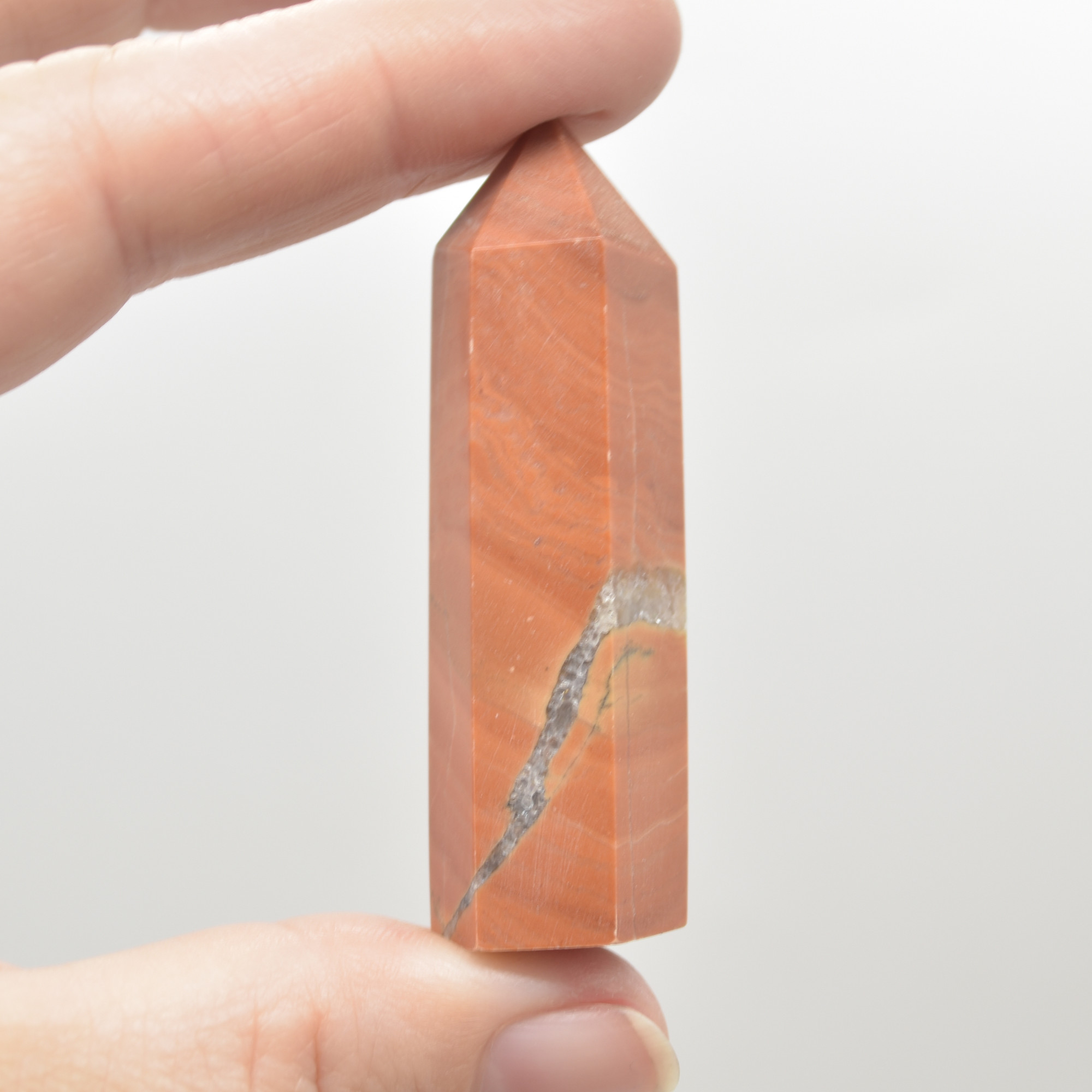 Red Jasper Crystal Point / Tower / Wand - 1 Count - 5 Sizes - Image 4