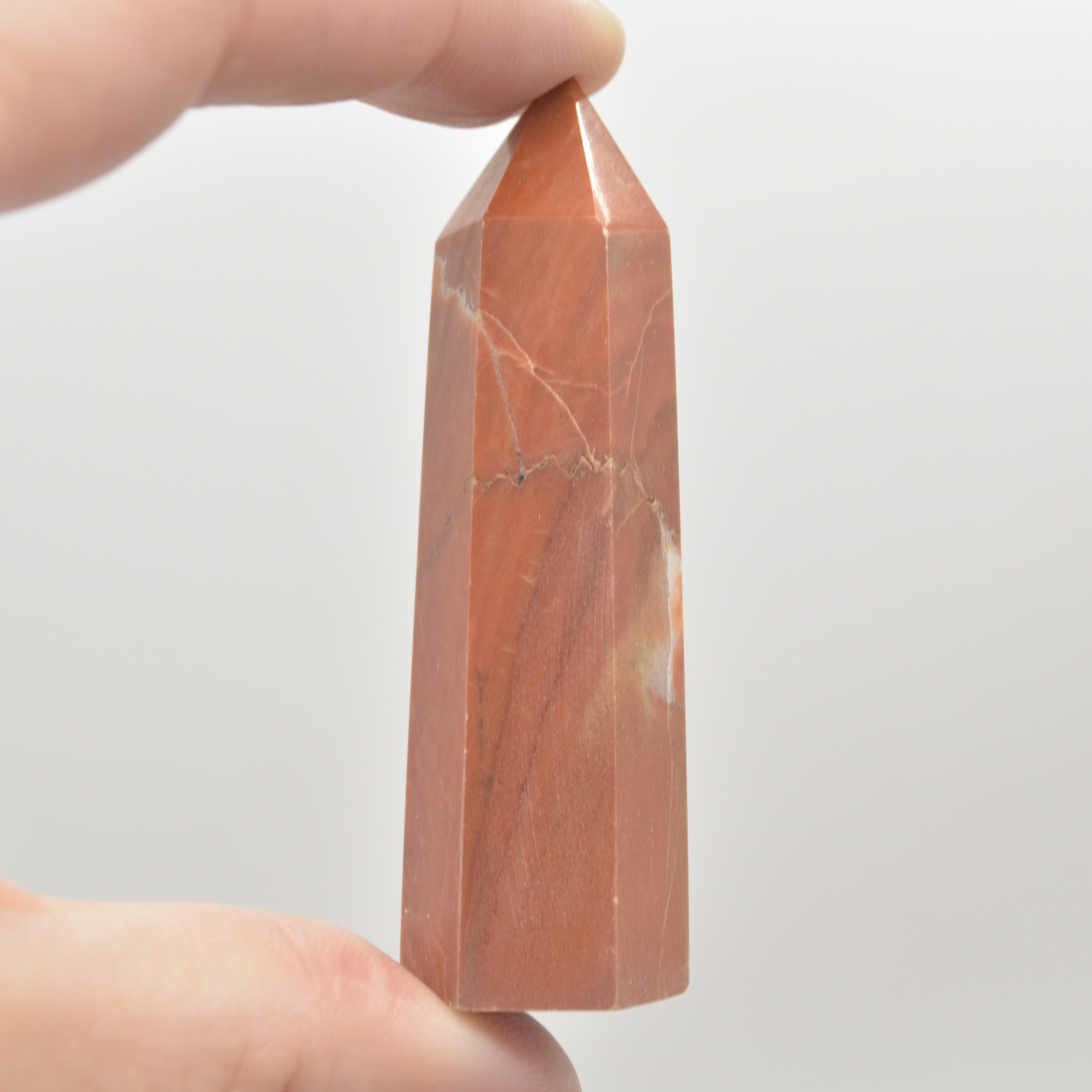 Red Jasper Crystal Point / Tower / Wand - 1 Count - 5 Sizes - Image 7