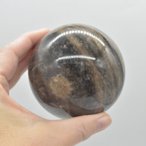 Black Moonstone Crystal Sphere, Ball  - 7.5cm - 618 grams #08