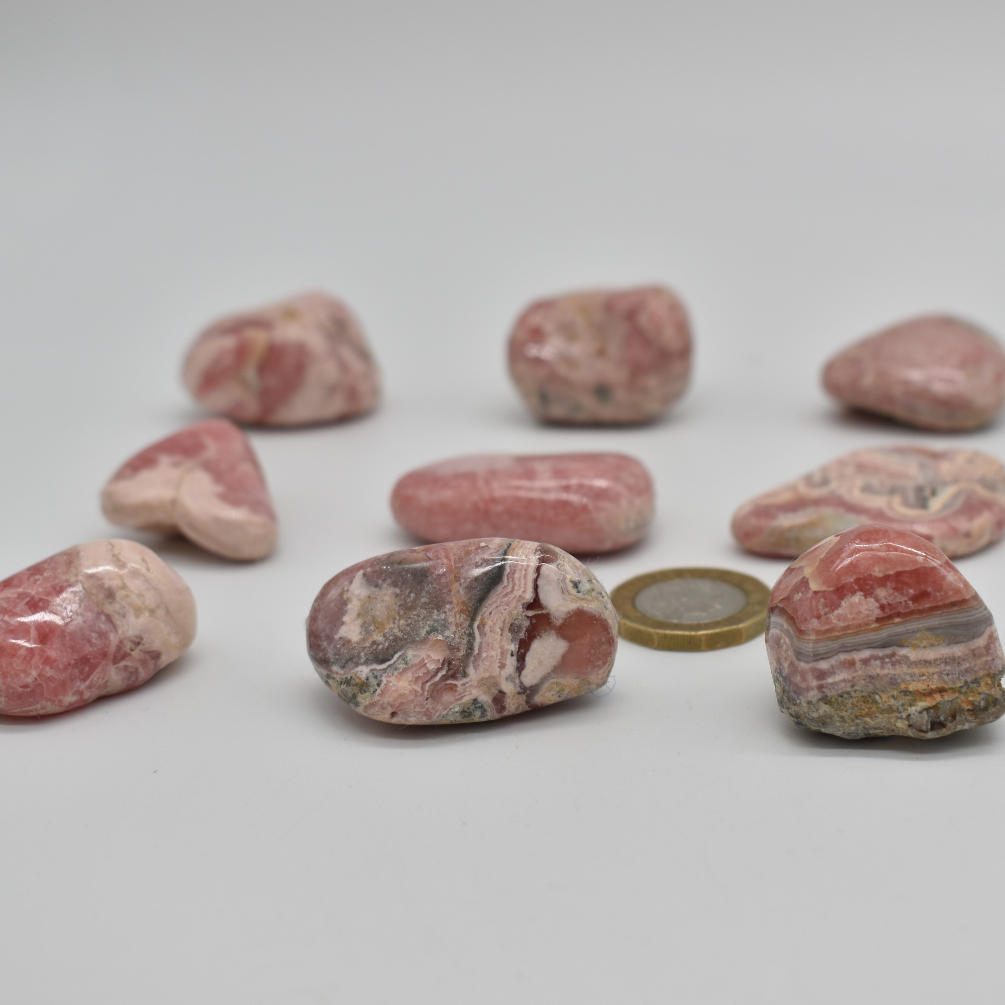 Rhodochrosite Crystal Tumble Stones from Argentina - 1 Count - 9 Choices #Lot 06 - Image 2