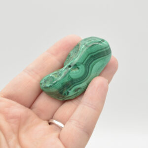 Malachite Crystal Freeform - 2 Count - 84 grams #006