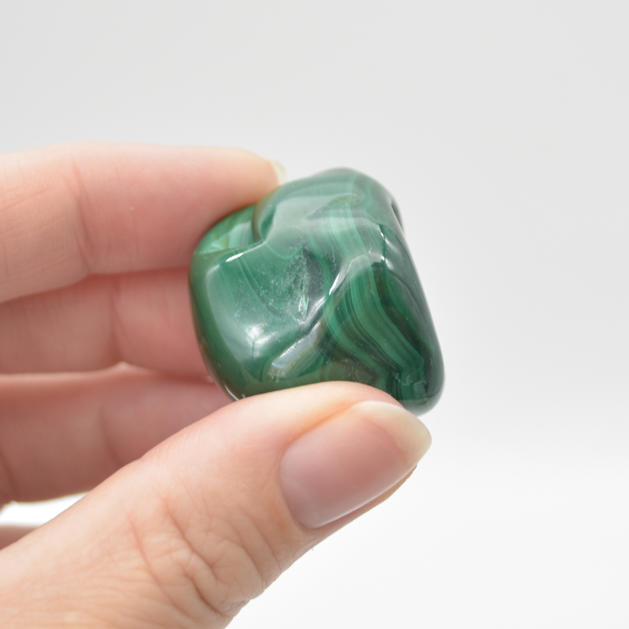 Malachite Crystal Freeform - 2 Count - 84 grams #006 - Image 6