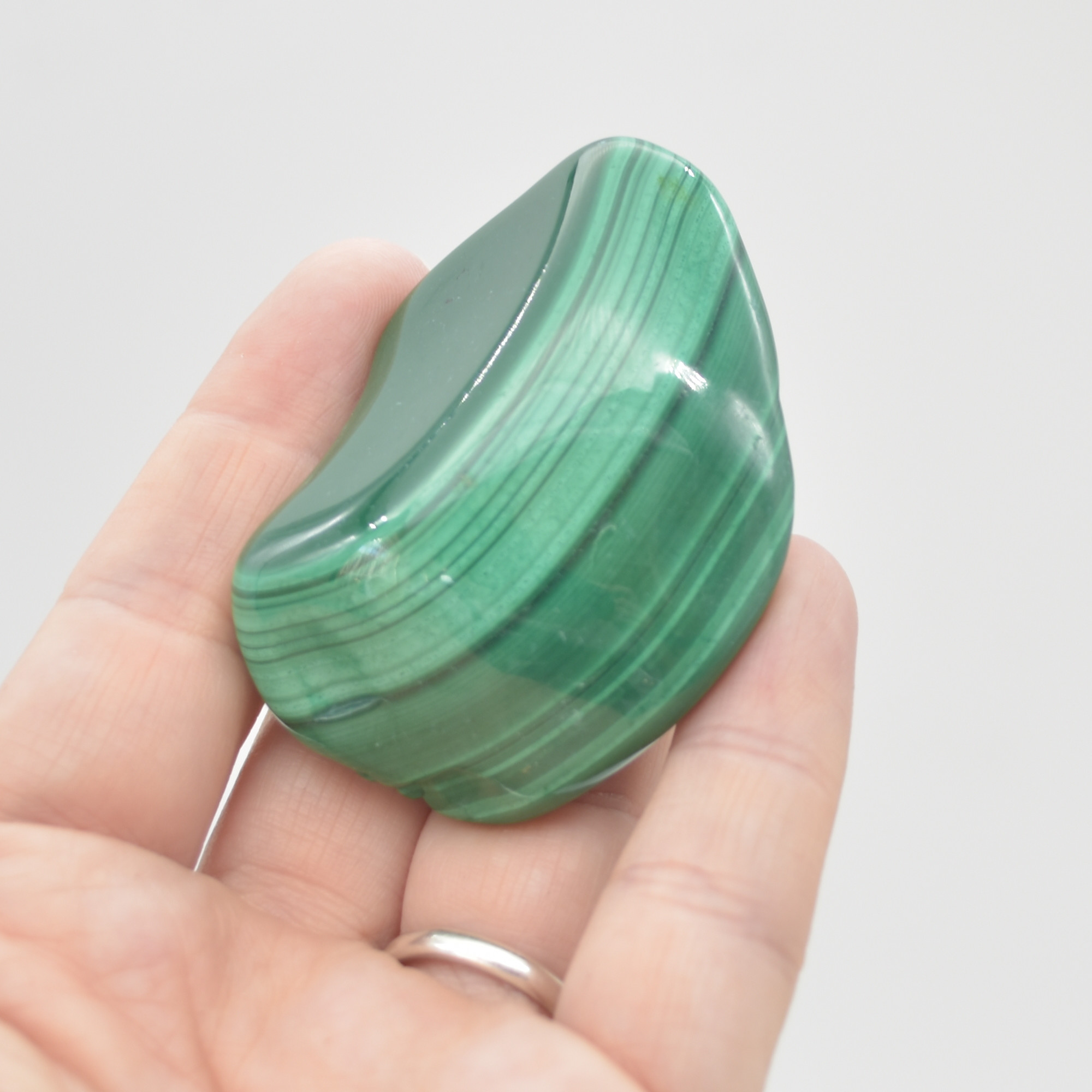 Malachite Crystal Freeform - 1 Count - 80g - 90g - Image 3