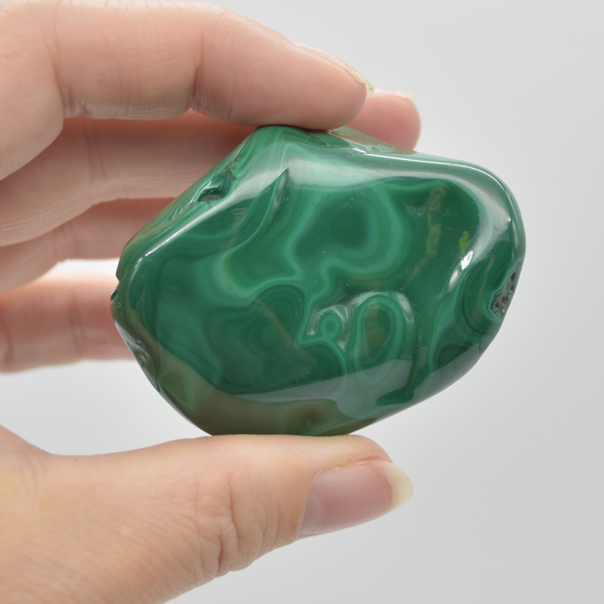 Malachite Crystal Freeform - 1 Count - 80g - 90g - Image 7