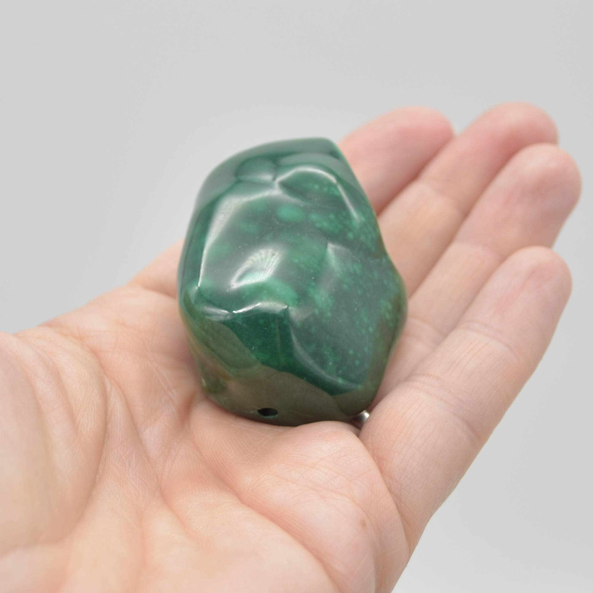 Malachite Crystal Freeform - 1 Count - 70g - 80g - Image 7