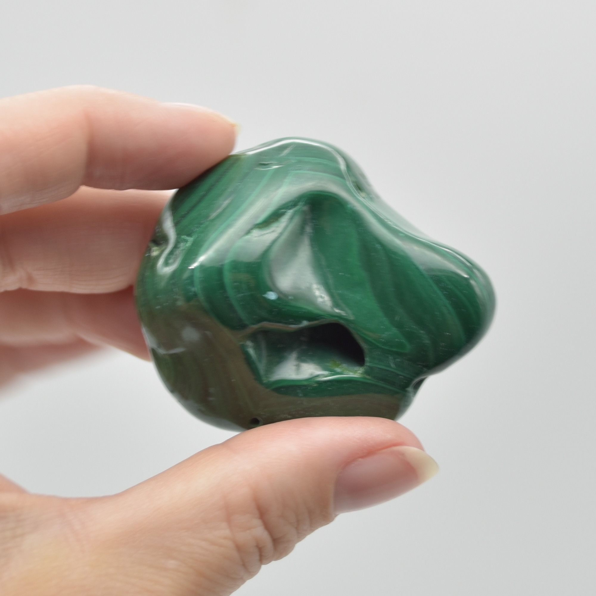 Malachite Crystal Freeform - 1 Count - 80g - 90g - Image 8