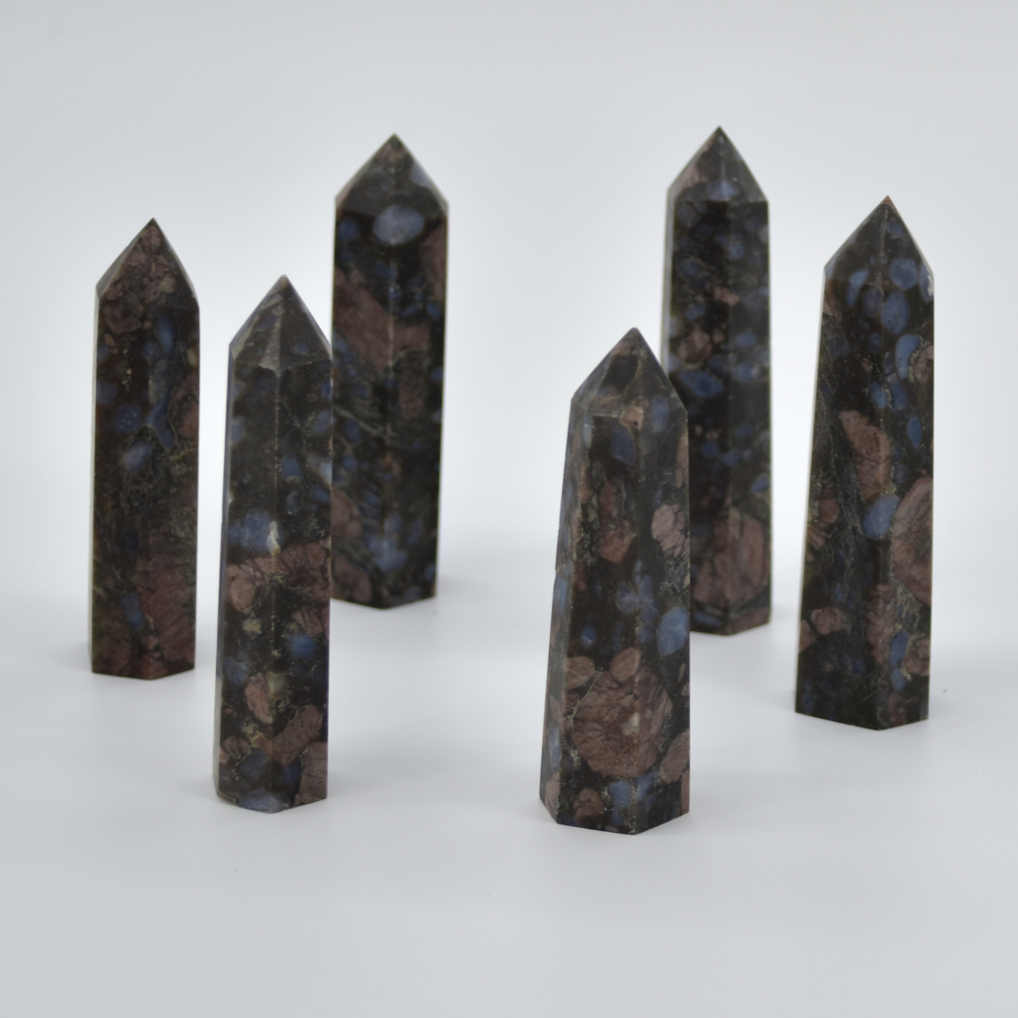 Llanite Crystal Point, Tower, Wand - 7cm - 9cm