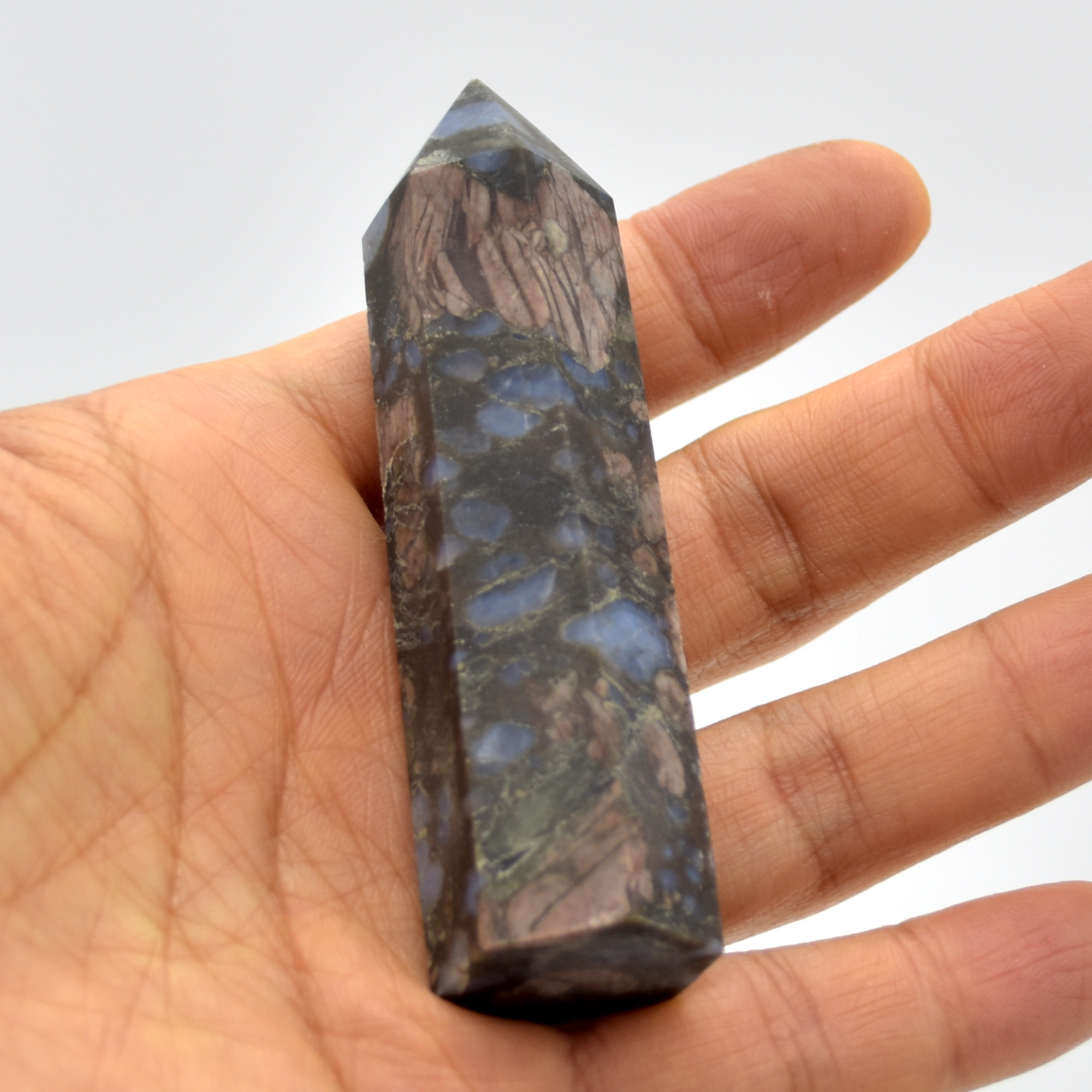 Llanite Crystal Point, Tower, Wand - 7cm - 9cm - Image 2