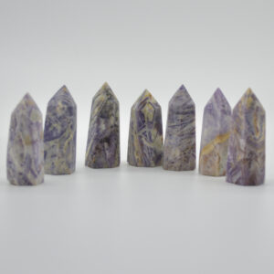Silky Fluorite Point Tower Wand - 4cm - 5.5cm x 2cm #1
