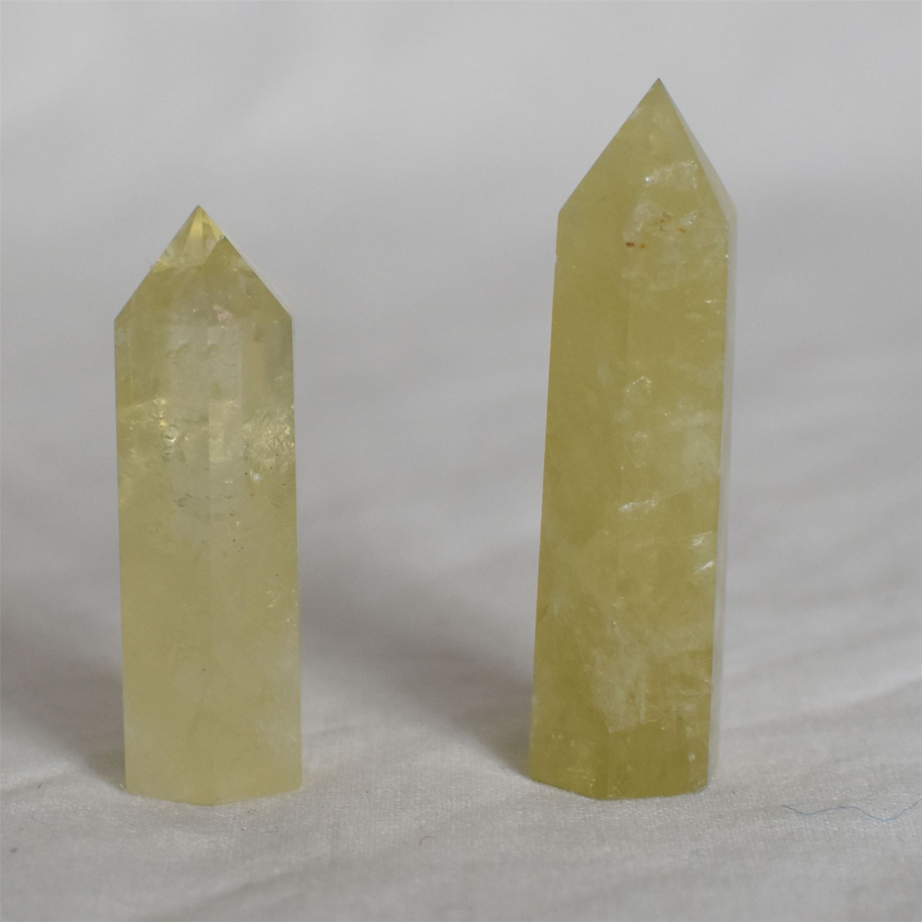 Yellow Quartz Point Tower Wand - Various sizes
