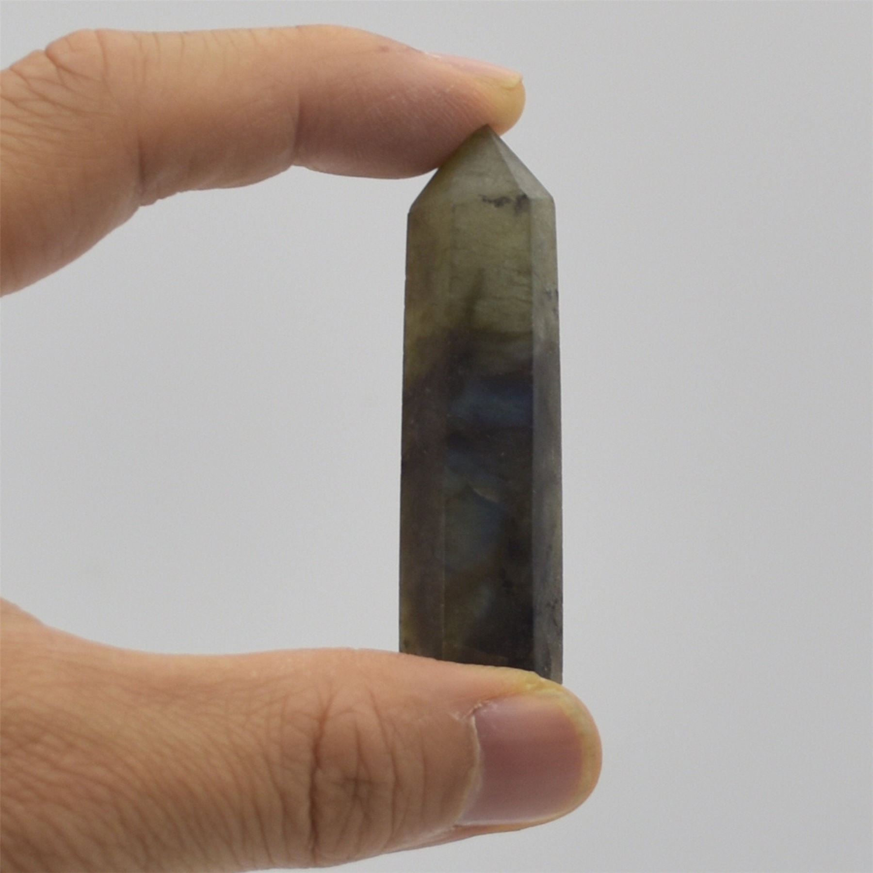 Labradorite Crystal Point Tower Wand - Various sizes - Image 3