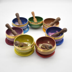 7 Chakra Singing Bowls Meditation Bowls - 1 singing bowl or 7 single bowls set