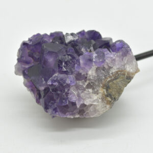 Raw Uruguay Amethyst Crystal Cluster with Stand - #06